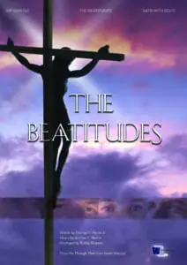 A cross with the words " beatitudes " above it.